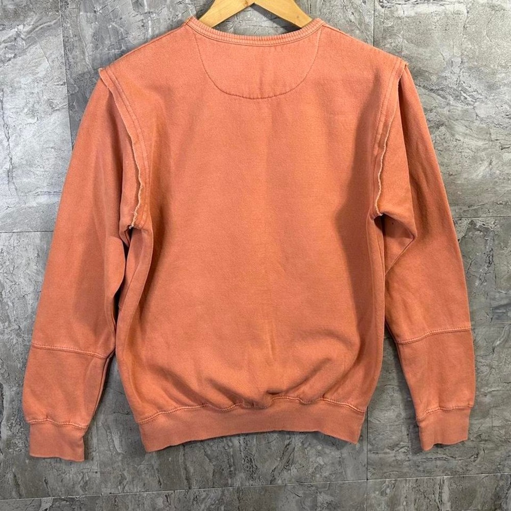 Orange and white vintage Flora Bama sweatshirt sportswear Woman's Medium - Picture 5 of 5